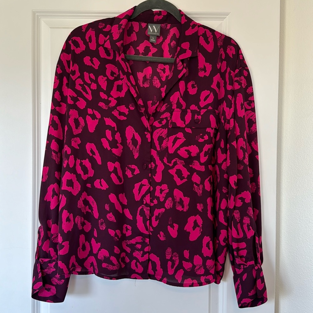 Dressy Cheetah Blouse